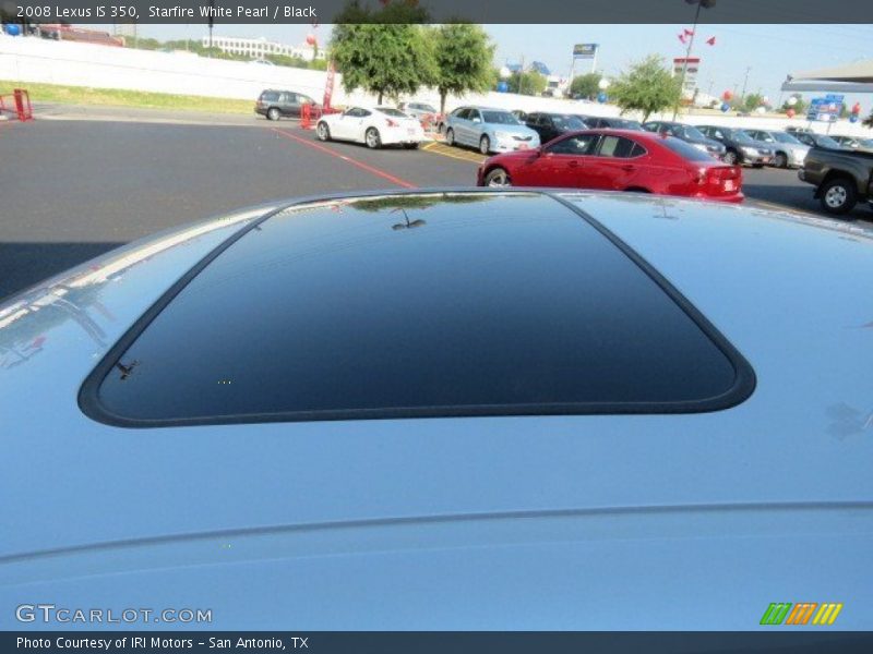Starfire White Pearl / Black 2008 Lexus IS 350
