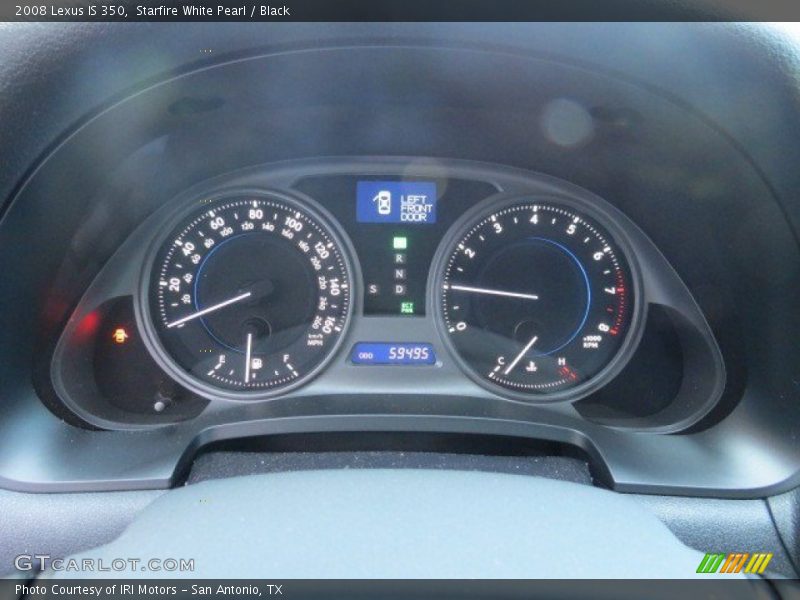 Starfire White Pearl / Black 2008 Lexus IS 350