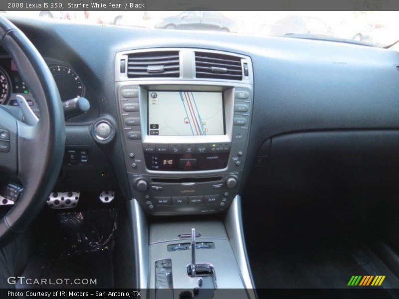 Starfire White Pearl / Black 2008 Lexus IS 350