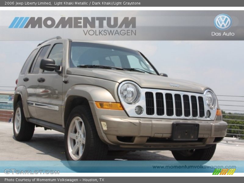 Light Khaki Metallic / Dark Khaki/Light Graystone 2006 Jeep Liberty Limited