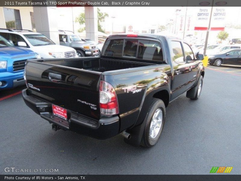 Black / Graphite Gray 2011 Toyota Tacoma V6 TRD Sport PreRunner Double Cab
