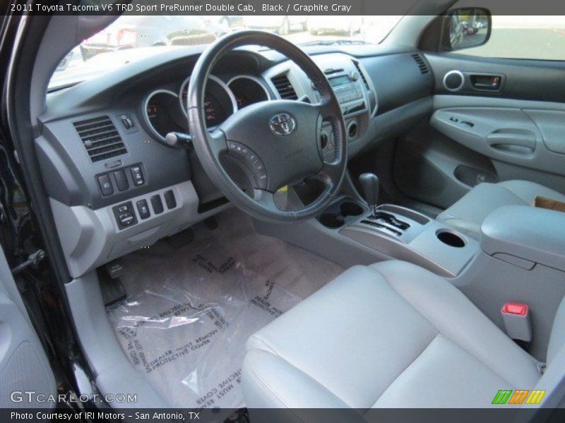 Black / Graphite Gray 2011 Toyota Tacoma V6 TRD Sport PreRunner Double Cab