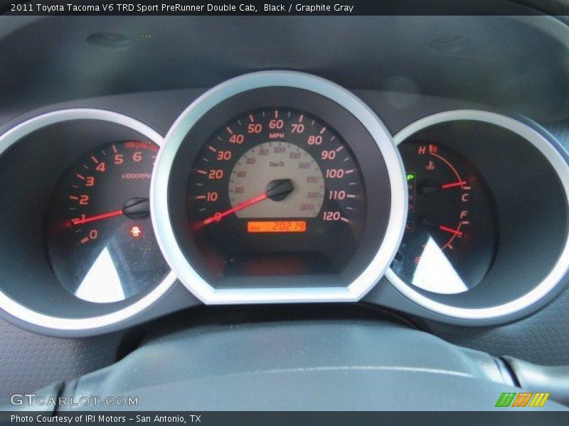 Black / Graphite Gray 2011 Toyota Tacoma V6 TRD Sport PreRunner Double Cab