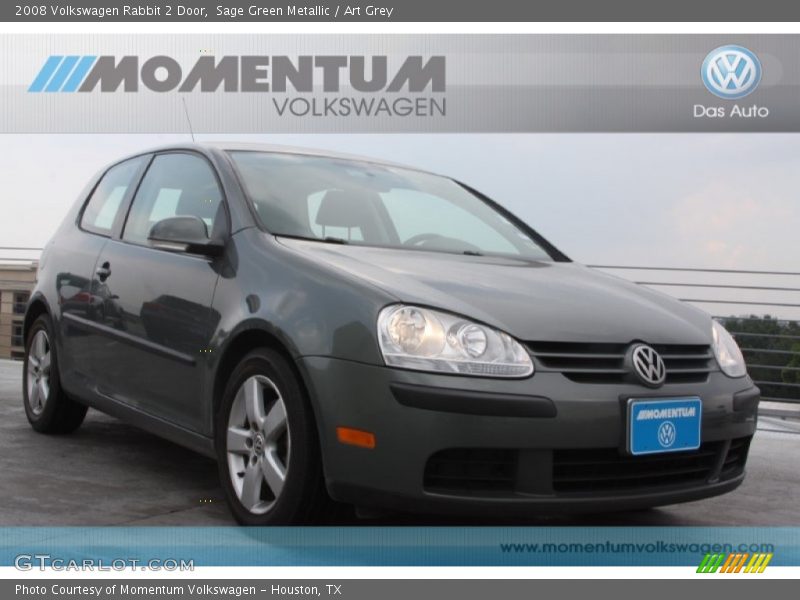 Sage Green Metallic / Art Grey 2008 Volkswagen Rabbit 2 Door