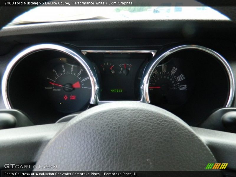 Performance White / Light Graphite 2008 Ford Mustang V6 Deluxe Coupe