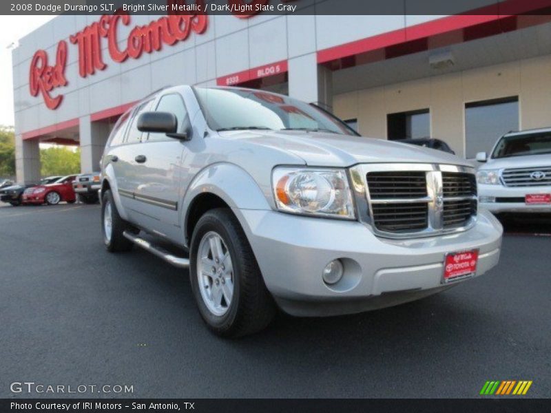 Bright Silver Metallic / Dark/Light Slate Gray 2008 Dodge Durango SLT
