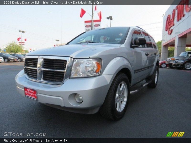 Bright Silver Metallic / Dark/Light Slate Gray 2008 Dodge Durango SLT