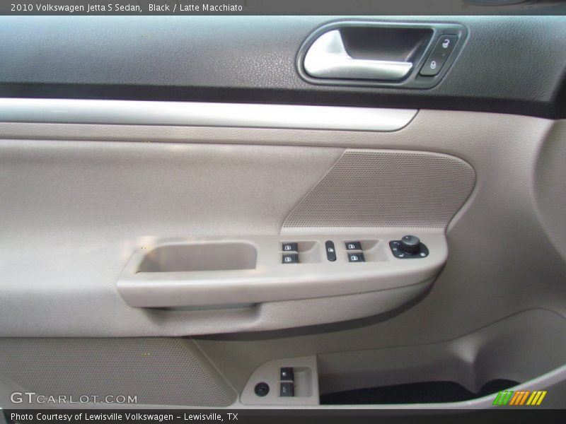 Black / Latte Macchiato 2010 Volkswagen Jetta S Sedan