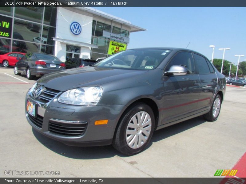 Platinum Grey Metallic / Titan Black 2010 Volkswagen Jetta S Sedan
