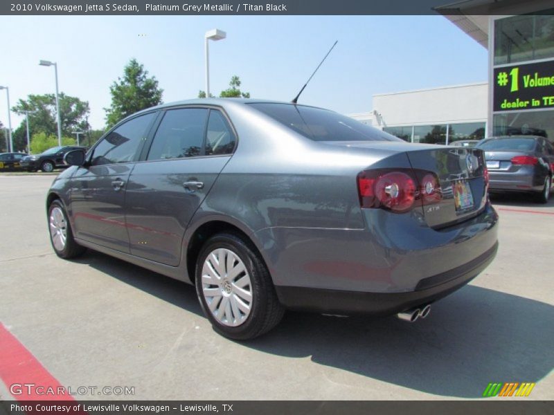 Platinum Grey Metallic / Titan Black 2010 Volkswagen Jetta S Sedan