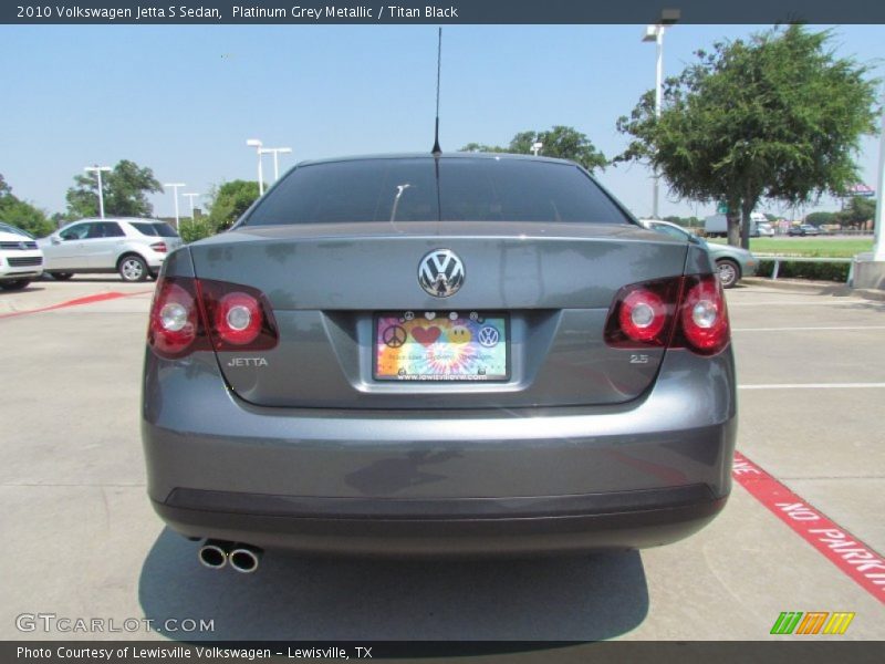 Platinum Grey Metallic / Titan Black 2010 Volkswagen Jetta S Sedan