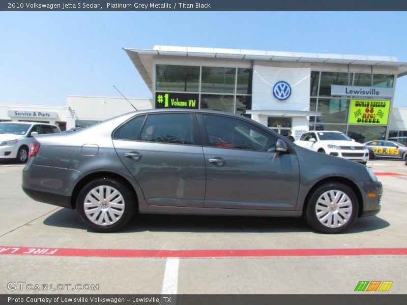 Platinum Grey Metallic / Titan Black 2010 Volkswagen Jetta S Sedan