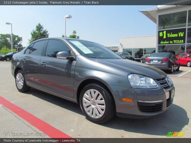 Platinum Grey Metallic / Titan Black 2010 Volkswagen Jetta S Sedan
