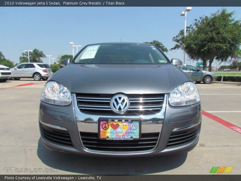 Platinum Grey Metallic / Titan Black 2010 Volkswagen Jetta S Sedan