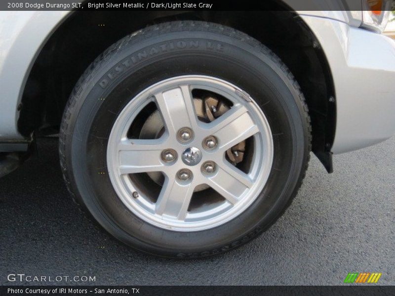 Bright Silver Metallic / Dark/Light Slate Gray 2008 Dodge Durango SLT