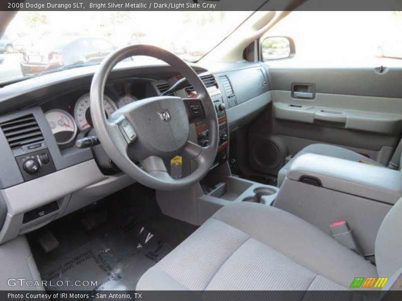 Bright Silver Metallic / Dark/Light Slate Gray 2008 Dodge Durango SLT