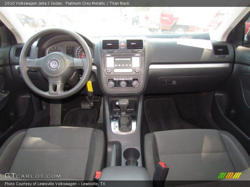 Platinum Grey Metallic / Titan Black 2010 Volkswagen Jetta S Sedan