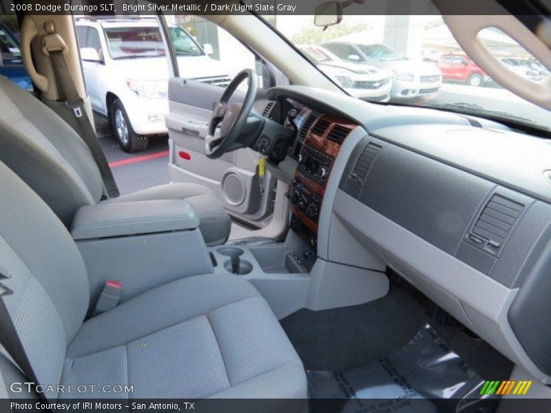 Bright Silver Metallic / Dark/Light Slate Gray 2008 Dodge Durango SLT