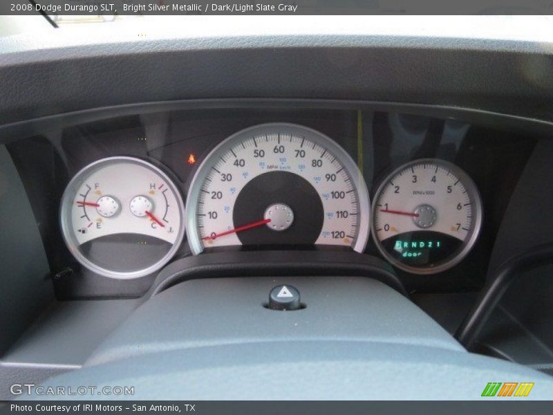 Bright Silver Metallic / Dark/Light Slate Gray 2008 Dodge Durango SLT
