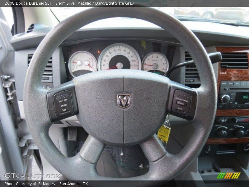 Bright Silver Metallic / Dark/Light Slate Gray 2008 Dodge Durango SLT