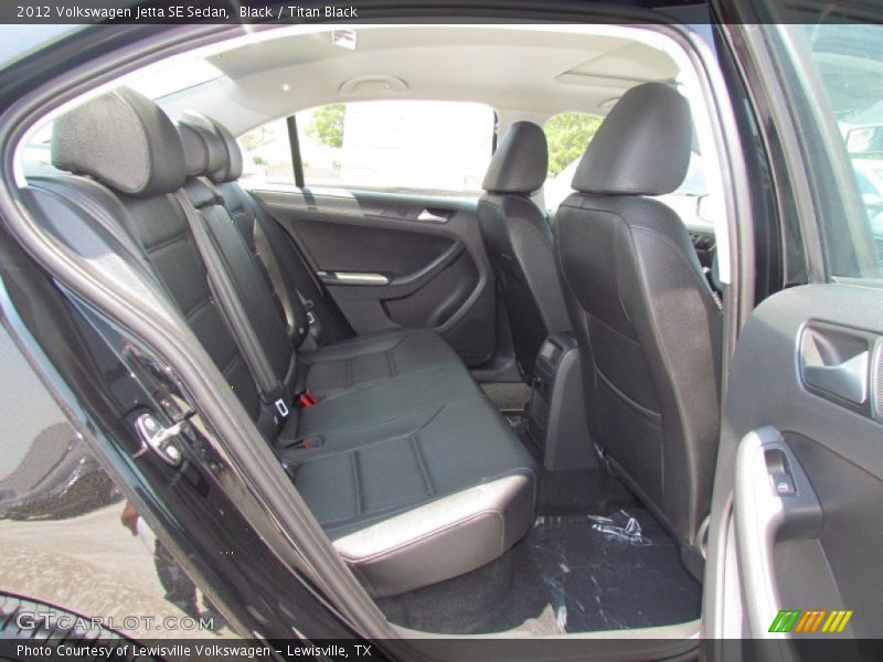 Black / Titan Black 2012 Volkswagen Jetta SE Sedan
