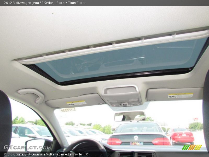 Black / Titan Black 2012 Volkswagen Jetta SE Sedan