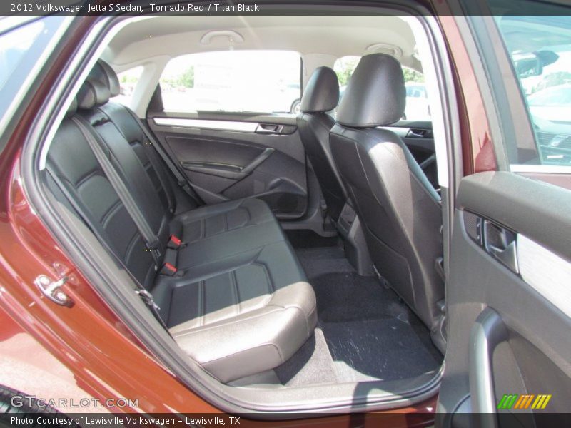 Tornado Red / Titan Black 2012 Volkswagen Jetta S Sedan