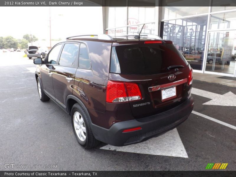 Dark Cherry / Beige 2012 Kia Sorento LX V6