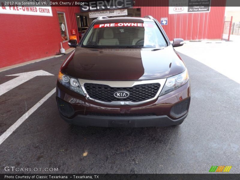 Dark Cherry / Beige 2012 Kia Sorento LX V6