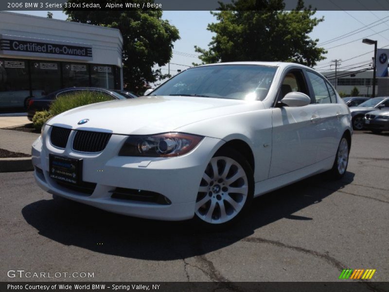 Alpine White / Beige 2006 BMW 3 Series 330xi Sedan