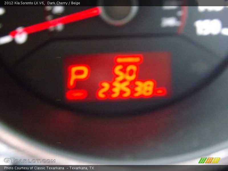 Dark Cherry / Beige 2012 Kia Sorento LX V6
