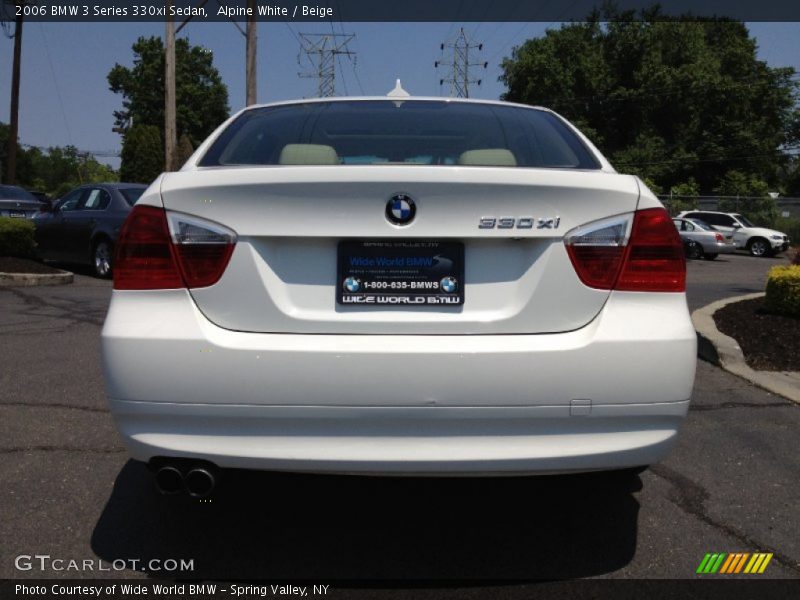 Alpine White / Beige 2006 BMW 3 Series 330xi Sedan