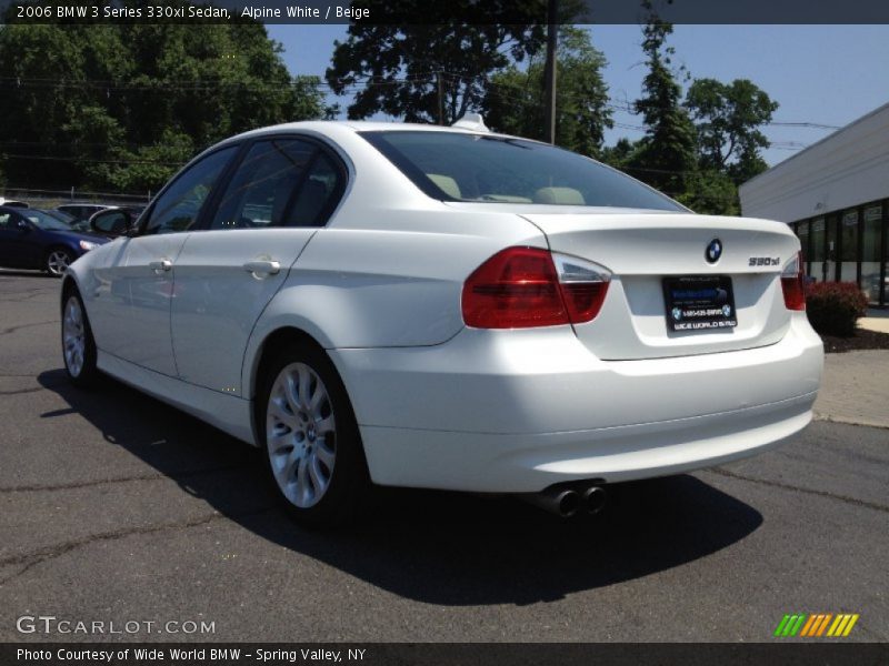 Alpine White / Beige 2006 BMW 3 Series 330xi Sedan