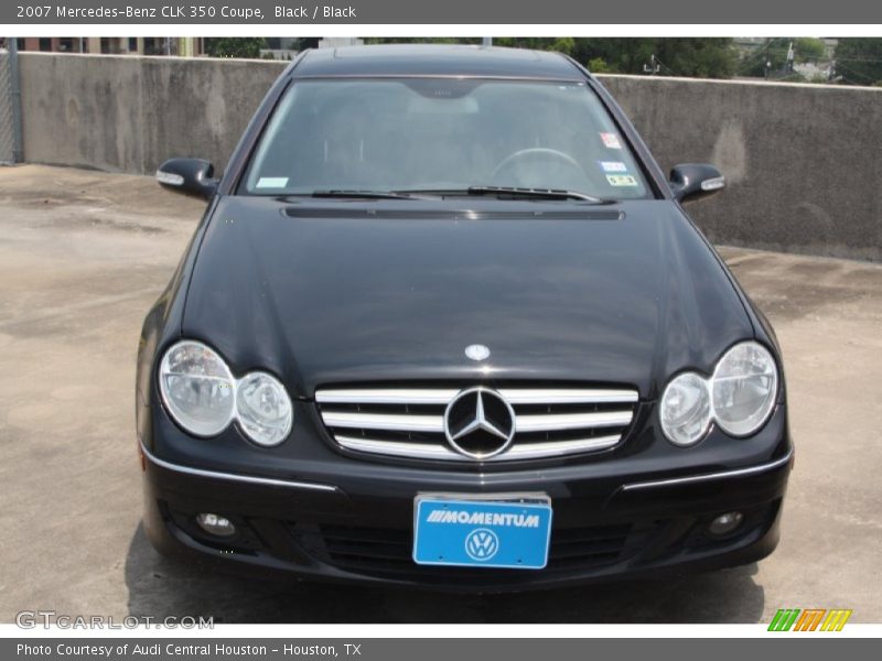 Black / Black 2007 Mercedes-Benz CLK 350 Coupe