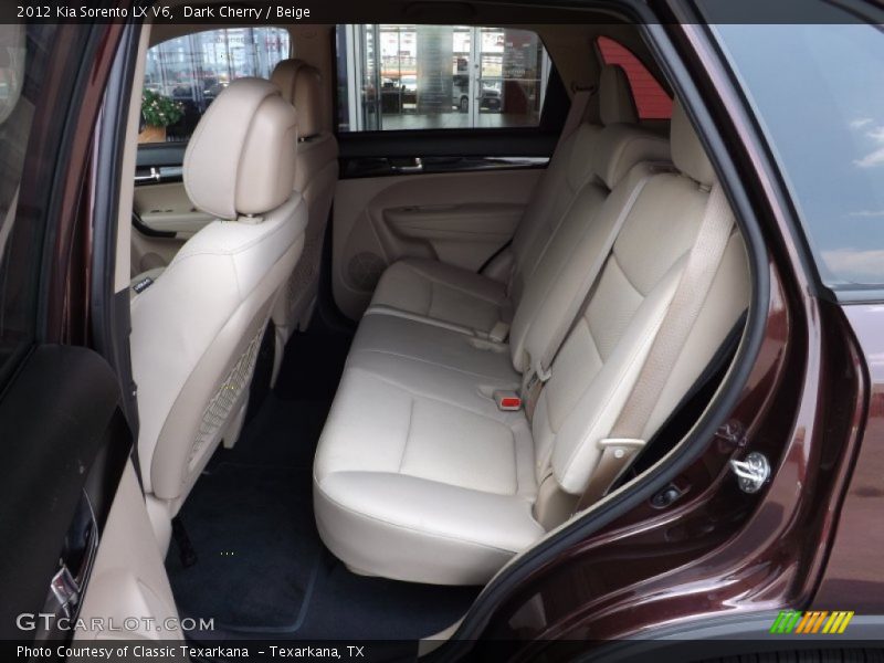 Dark Cherry / Beige 2012 Kia Sorento LX V6