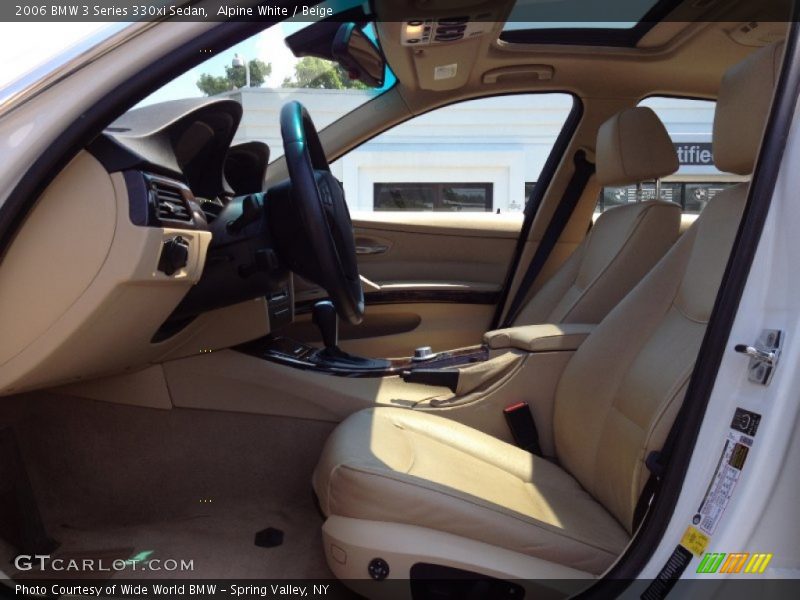 Alpine White / Beige 2006 BMW 3 Series 330xi Sedan
