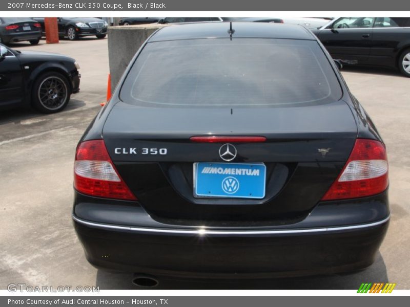 Black / Black 2007 Mercedes-Benz CLK 350 Coupe