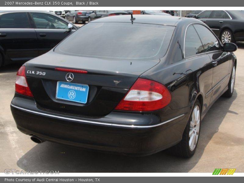 Black / Black 2007 Mercedes-Benz CLK 350 Coupe