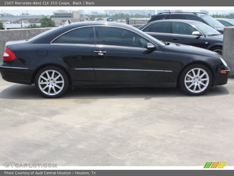 Black / Black 2007 Mercedes-Benz CLK 350 Coupe