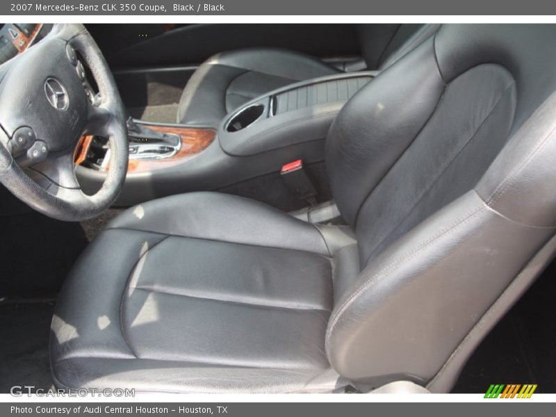 Black / Black 2007 Mercedes-Benz CLK 350 Coupe