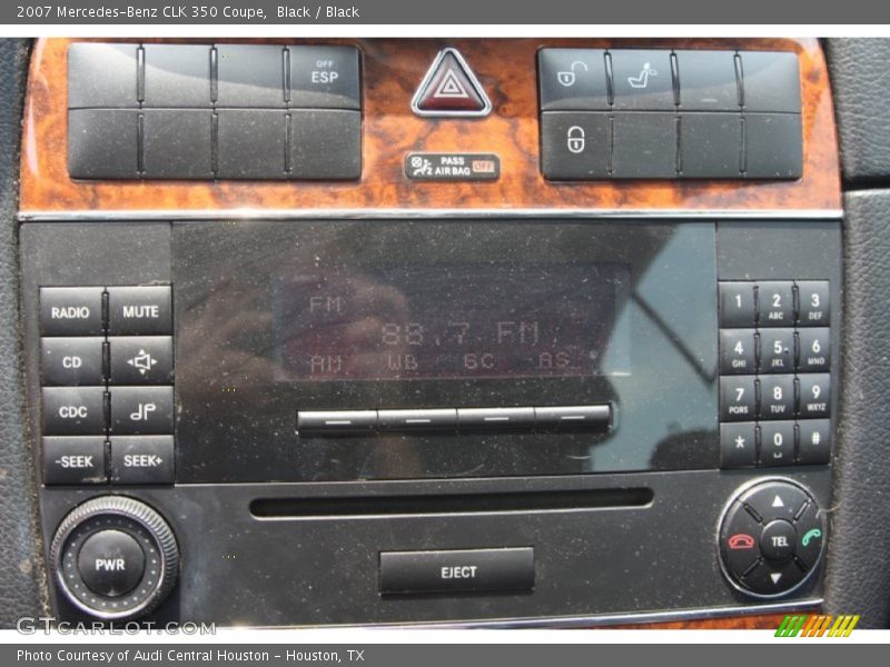 Black / Black 2007 Mercedes-Benz CLK 350 Coupe