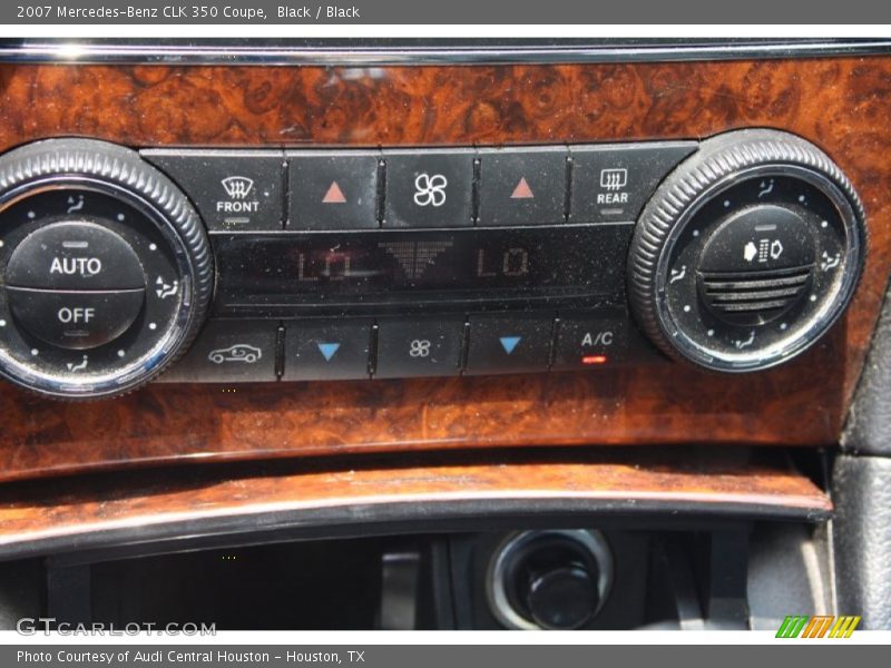 Black / Black 2007 Mercedes-Benz CLK 350 Coupe
