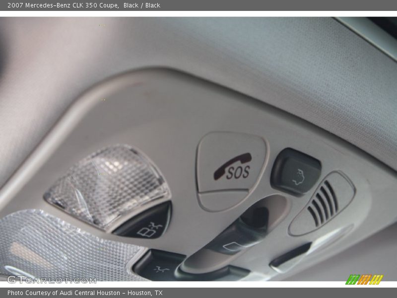Black / Black 2007 Mercedes-Benz CLK 350 Coupe
