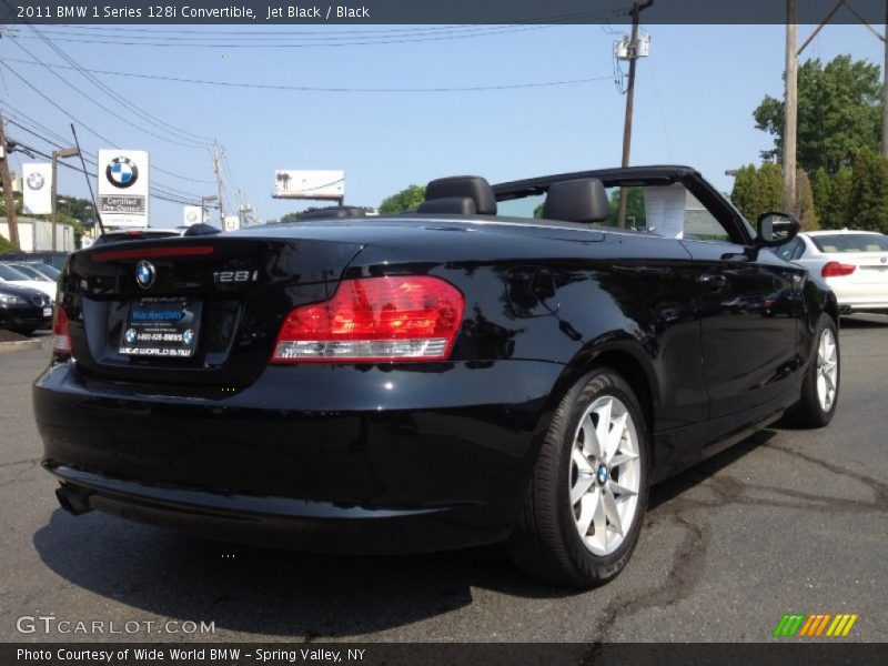 Jet Black / Black 2011 BMW 1 Series 128i Convertible