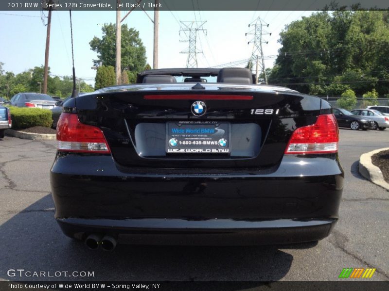 Jet Black / Black 2011 BMW 1 Series 128i Convertible