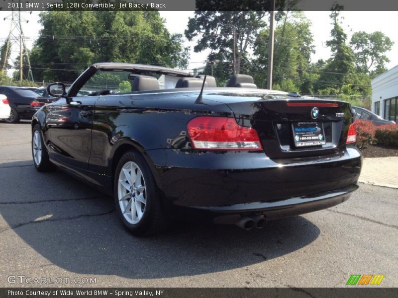 Jet Black / Black 2011 BMW 1 Series 128i Convertible