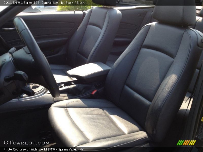 Jet Black / Black 2011 BMW 1 Series 128i Convertible