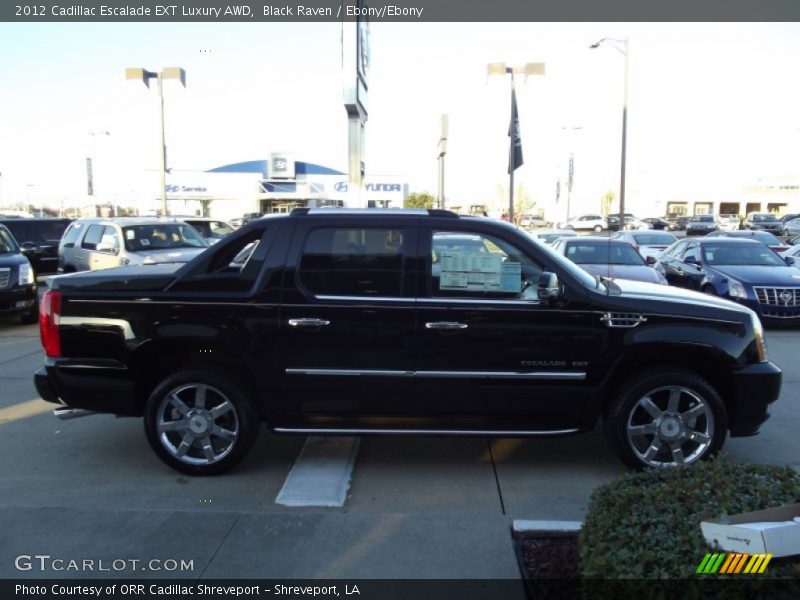 Black Raven / Ebony/Ebony 2012 Cadillac Escalade EXT Luxury AWD