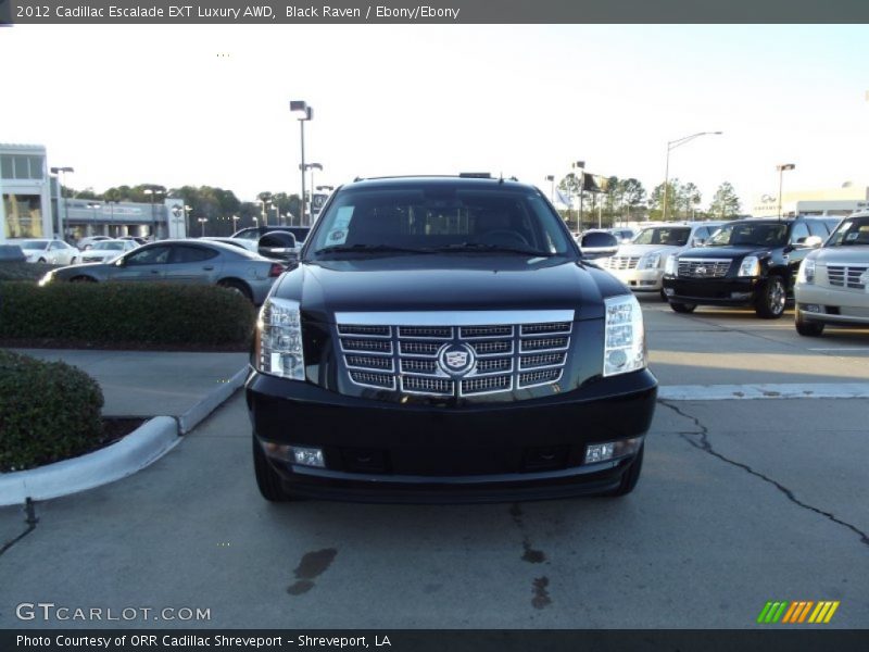 Black Raven / Ebony/Ebony 2012 Cadillac Escalade EXT Luxury AWD