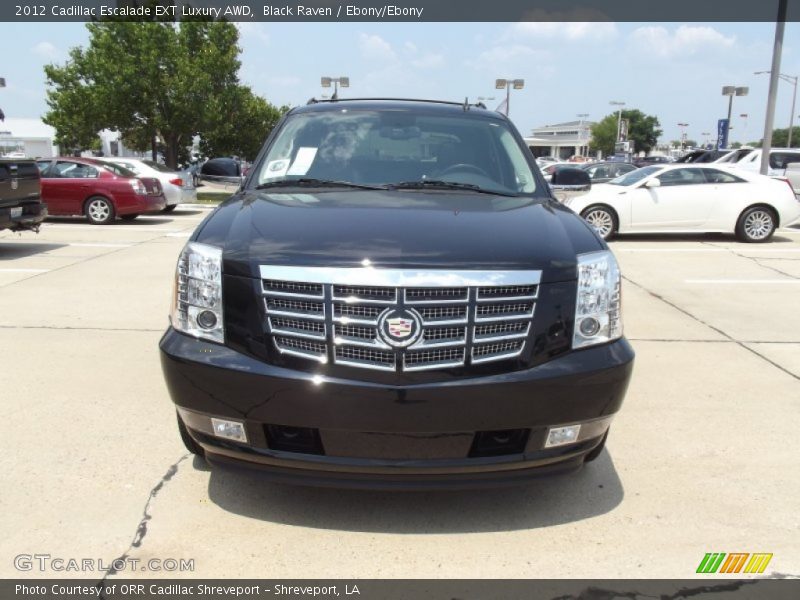 Black Raven / Ebony/Ebony 2012 Cadillac Escalade EXT Luxury AWD
